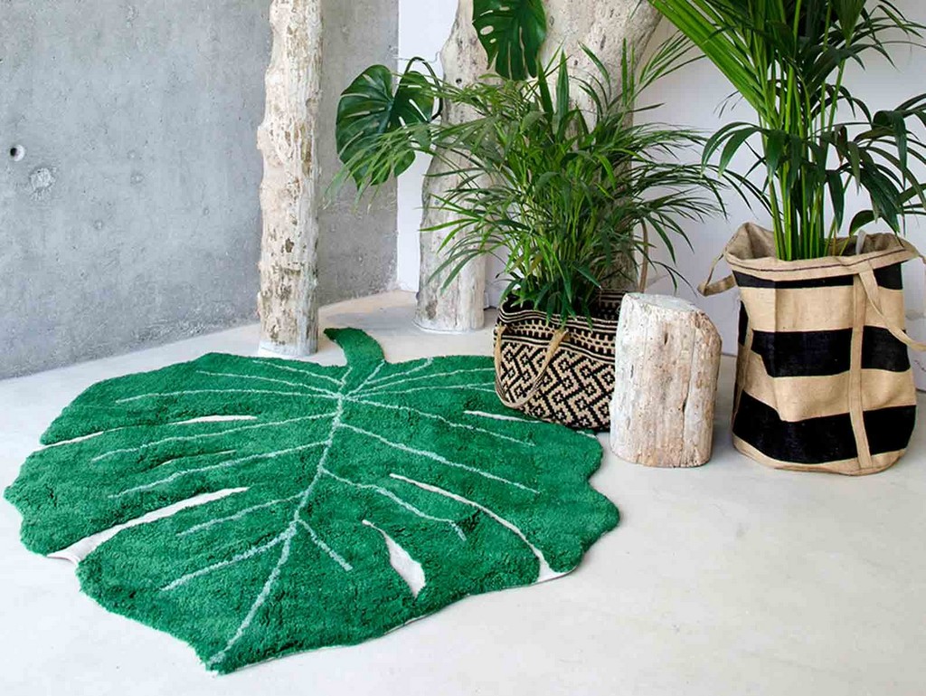 tapis monstera