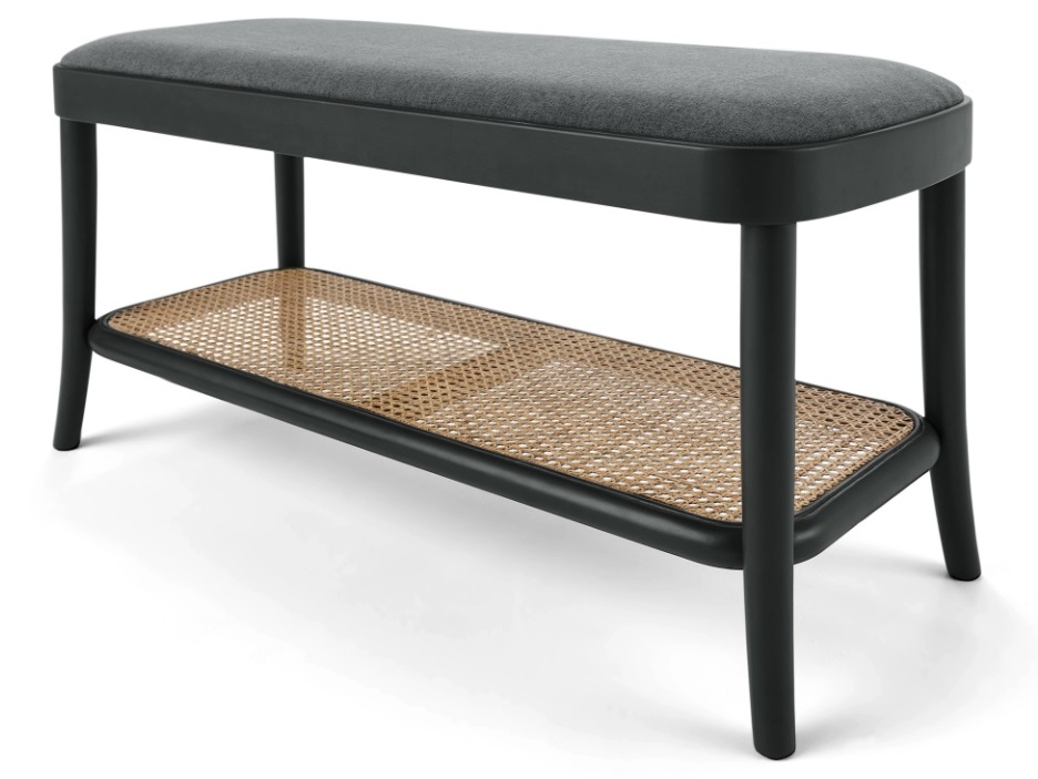 banc d'entrée en cannage