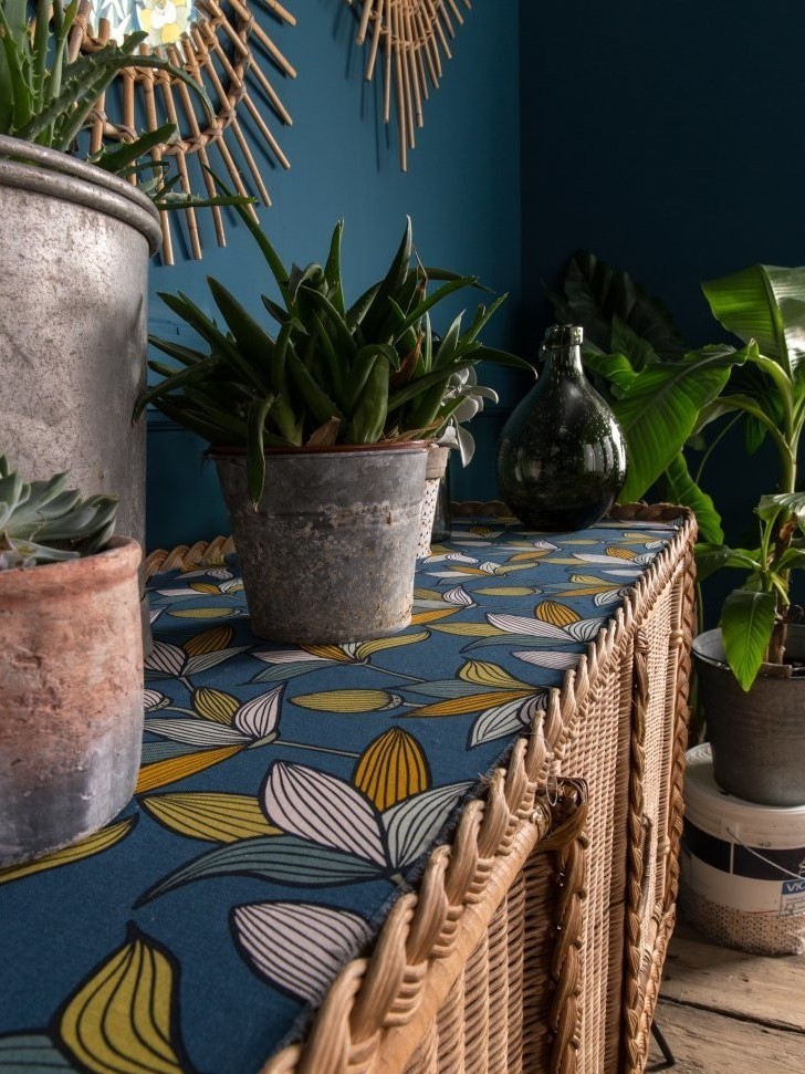 salle à manger déco tropicale