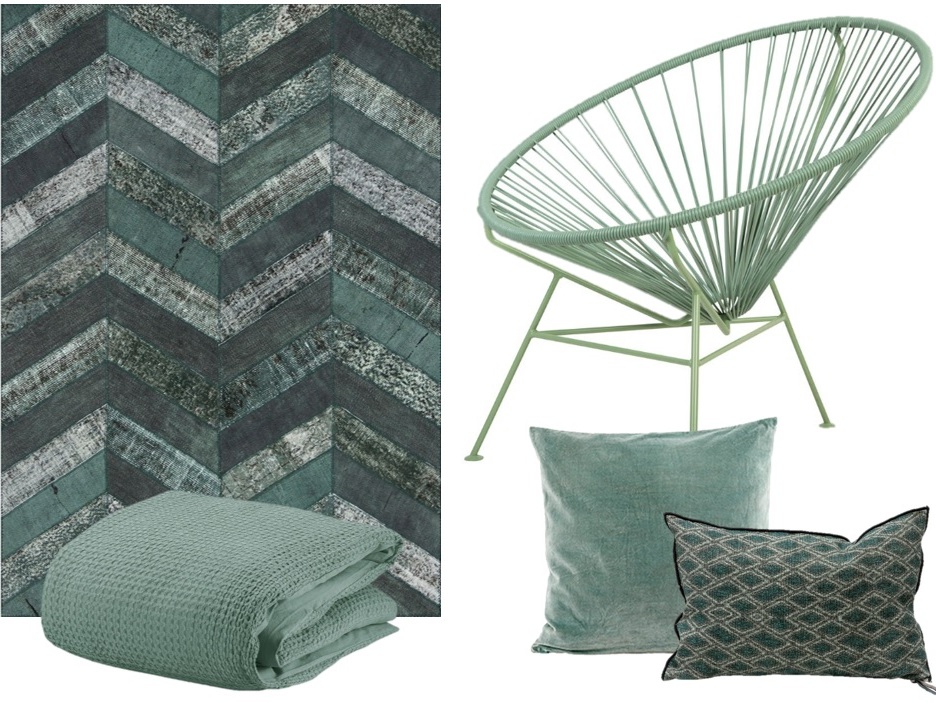 chambre vert sauge