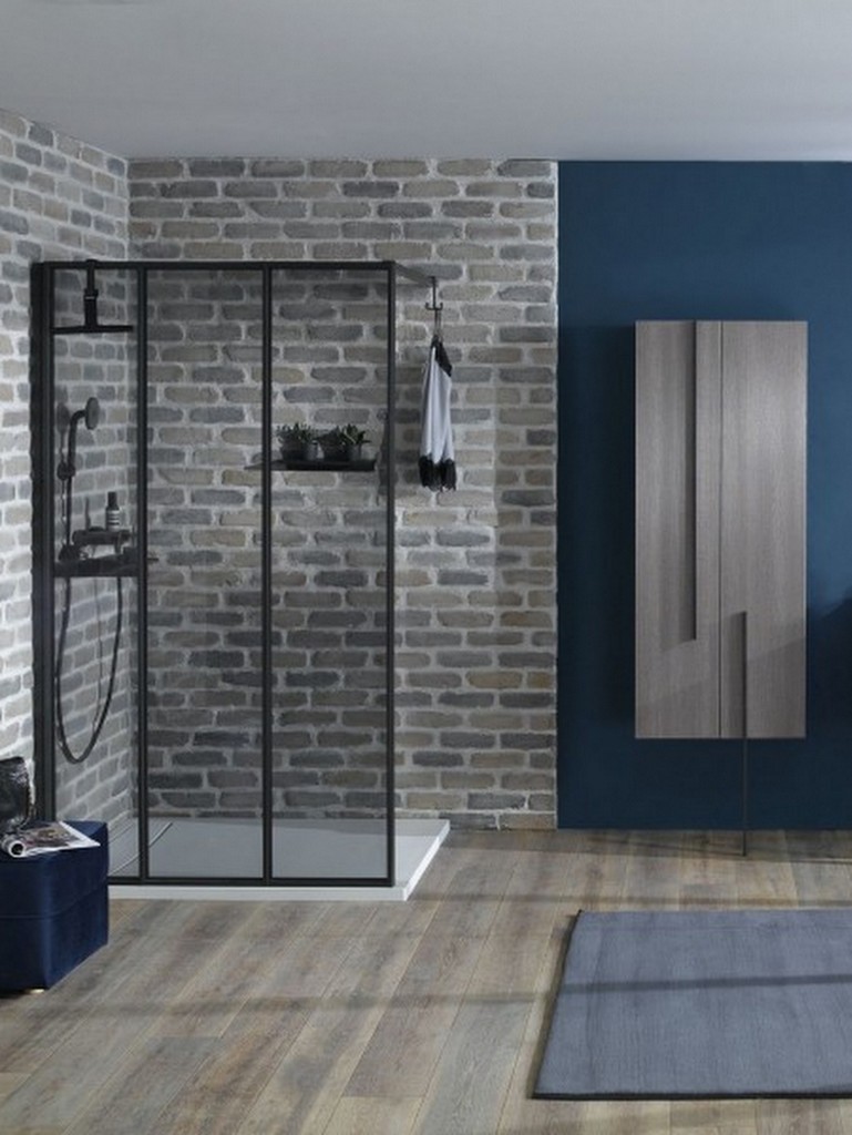 paroi de douche verrière