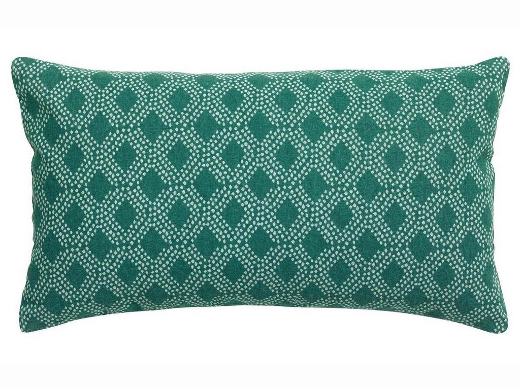 coussin bohème vert émeraude