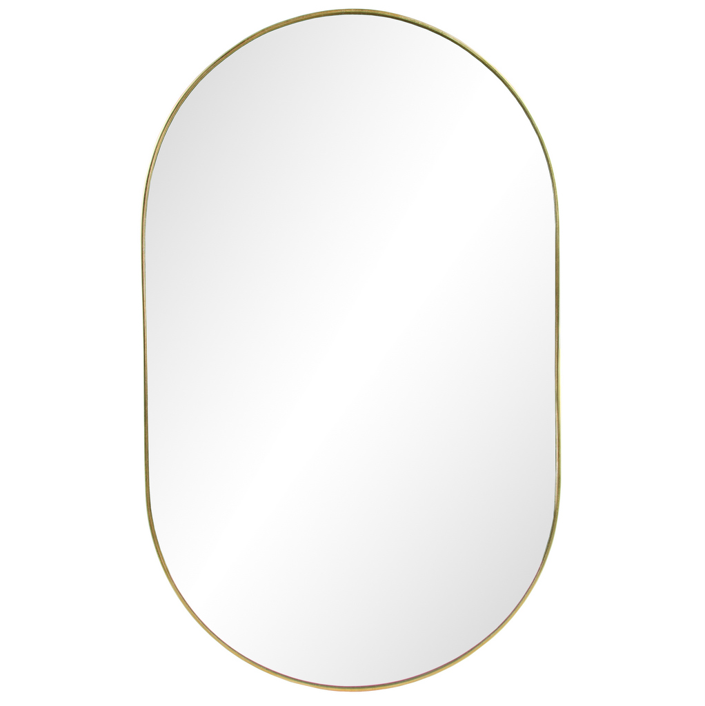 miroir ovale