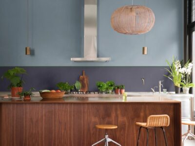 Inspirations pour une cuisine gris bleu - Joli Place