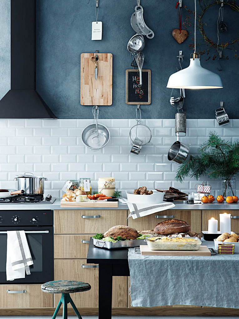 10 inspirations pour une cuisine bleu gris - Joli Place