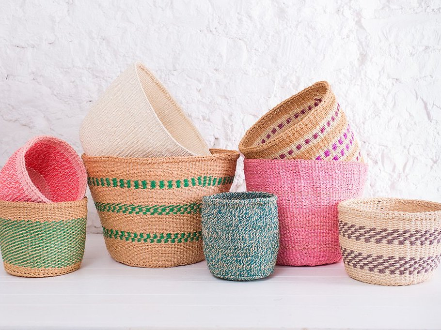 Panier tressé multicolore : où en trouver - Joli Place