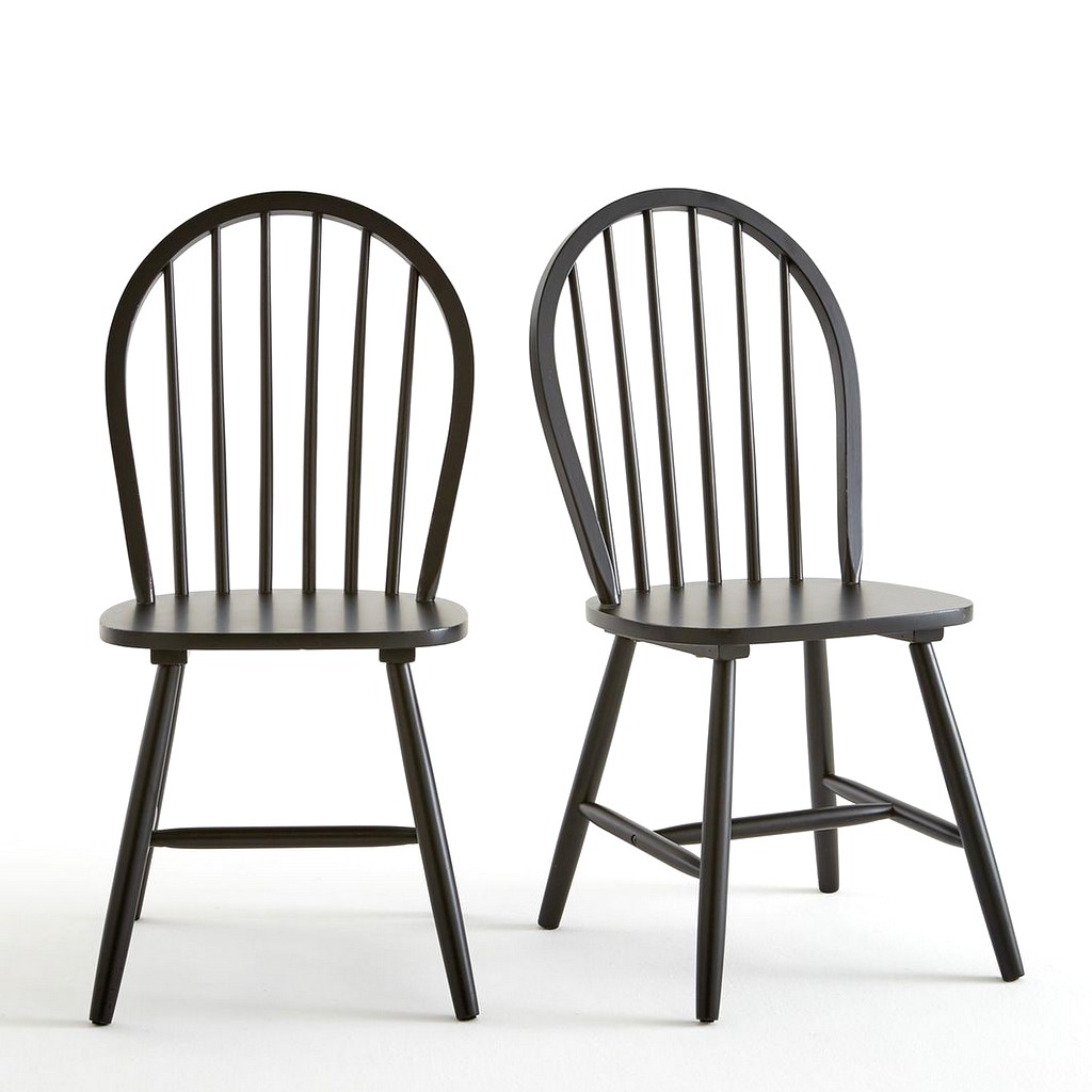 chaise de cuisine noire
