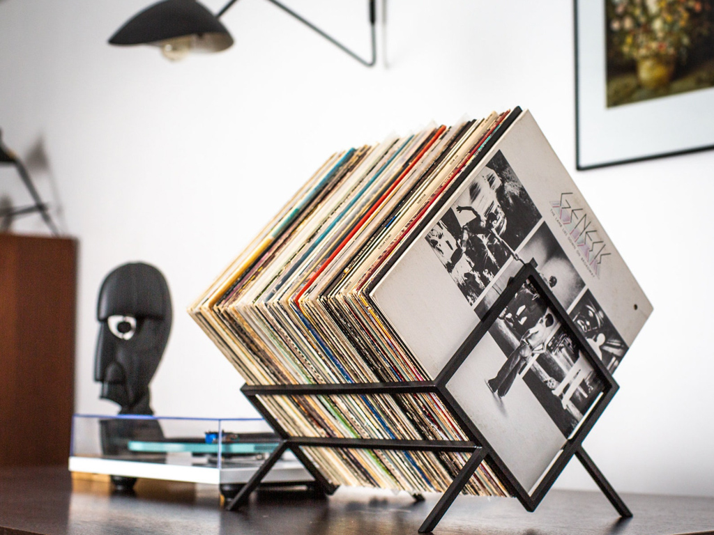 rangement pour vinyles