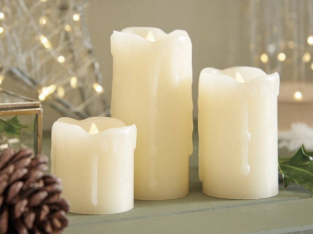 Bougie Led La Magie De Noel Sans Risques Joli Place