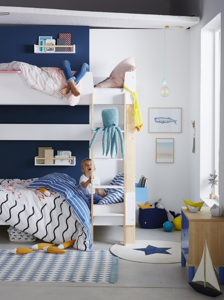 Chambre enfant bleu marine - Joli Place