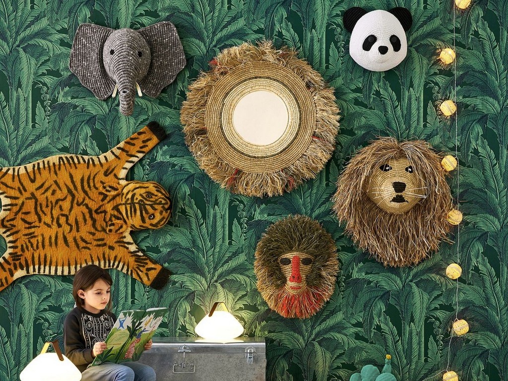 Décoration Chambre Enfant Animaux De La Savane Affiche Chambre