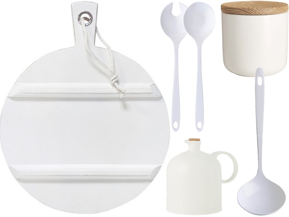 Soldes : des accessoires de cuisine blancs - Joli Place