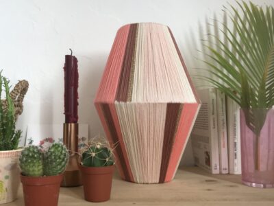 DIY : comment fabriquer une lampe en fil de coton - Joli Place