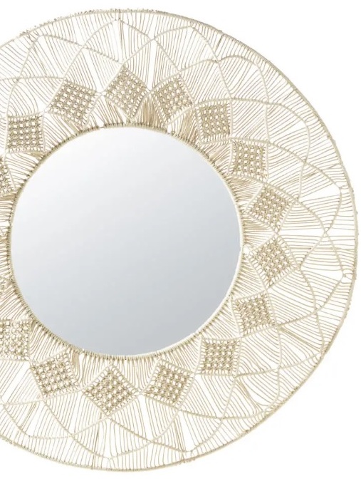 Miroir raphia ou miroir macramé, le match déco - Joli Place