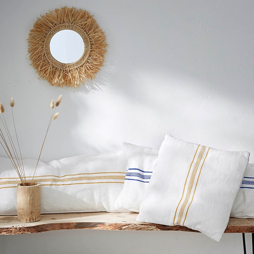 Miroir raphia ou miroir macramé, le match déco - Joli Place