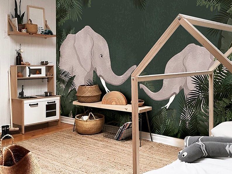 Le papier peint Little Hands pour