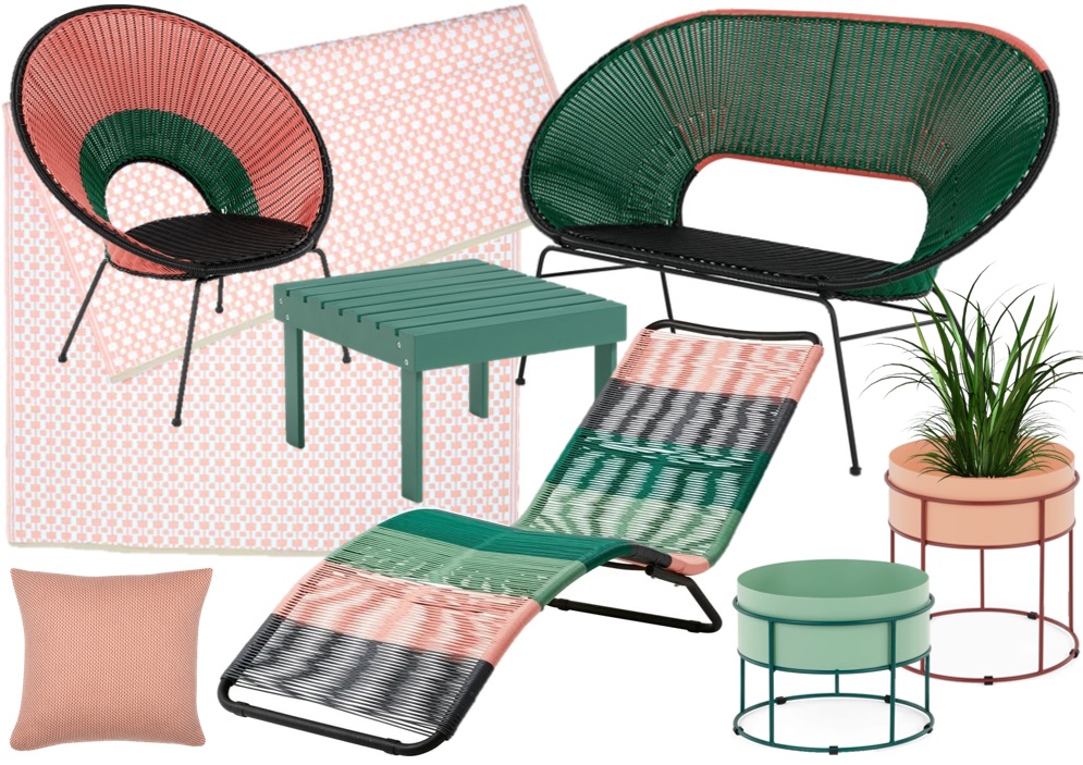 Des nouveautés pour un salon de jardin coloré - Joli Place