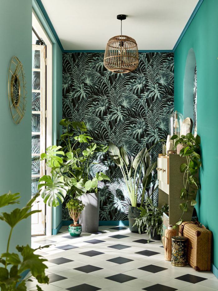 10 inspirations déco en bleu canard