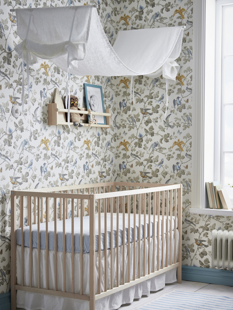 Papier Peint Floral Chambre Fille