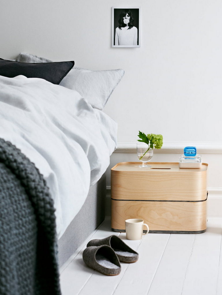boîte de rangement en bois