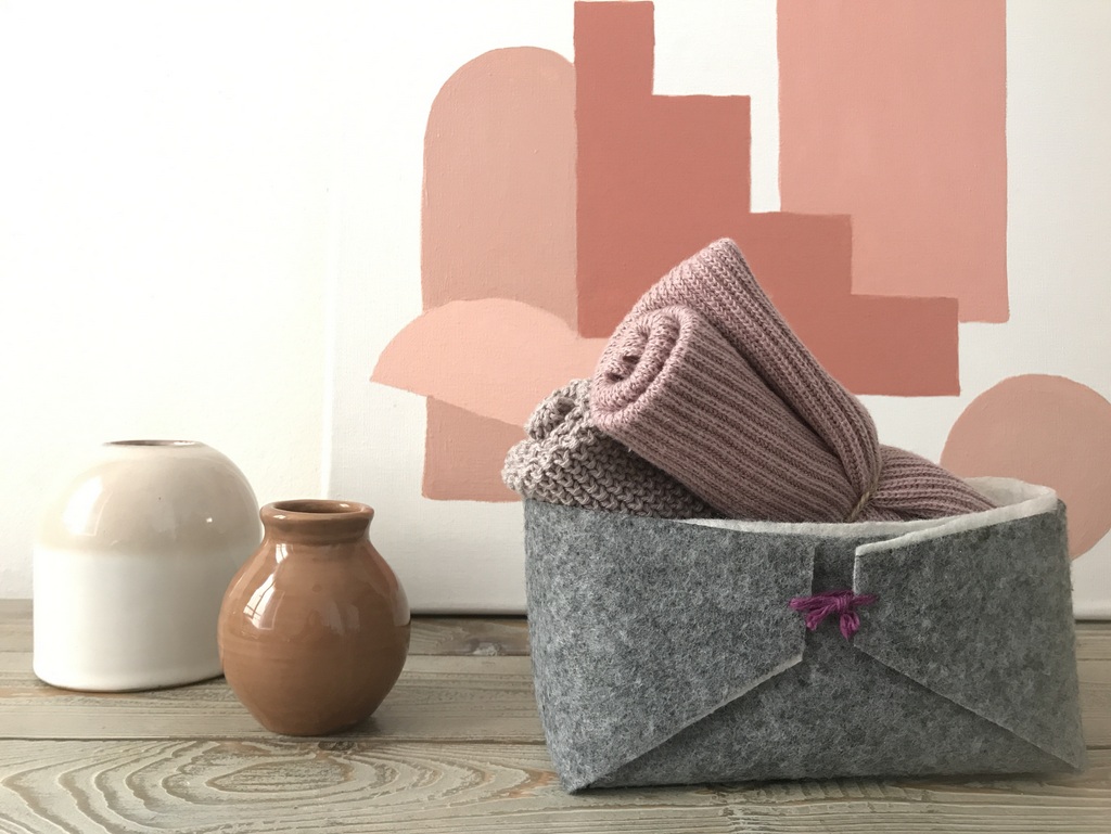 DIY : Fabriquer un panier en feutrine - Joli Place