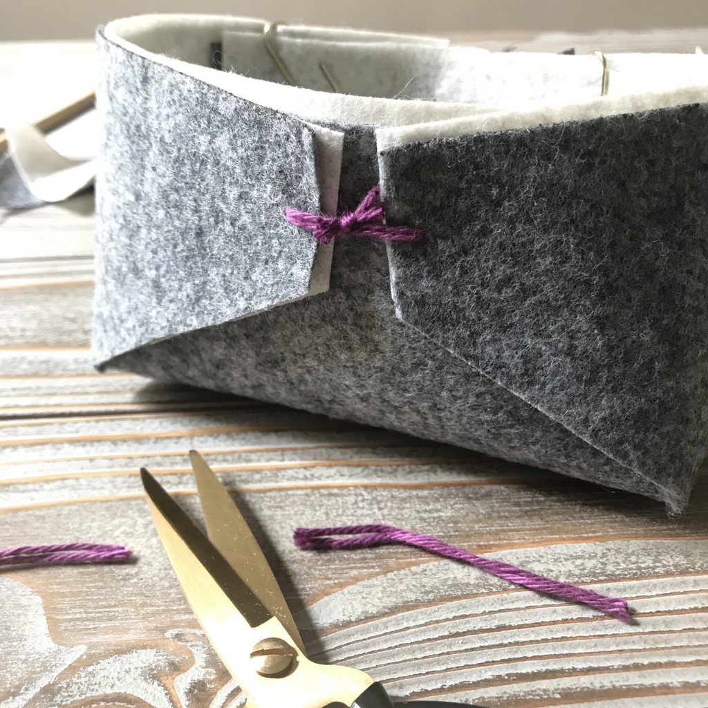 DIY : Fabriquer un panier en feutrine - Joli Place