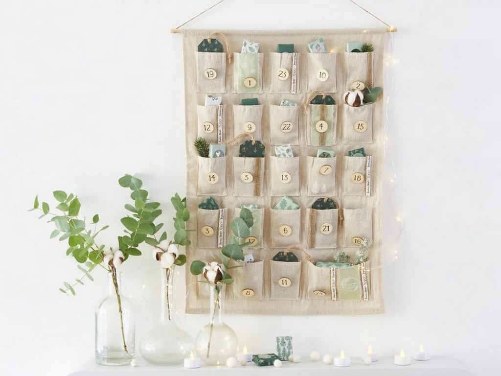 calendrier de l'avent à décorer