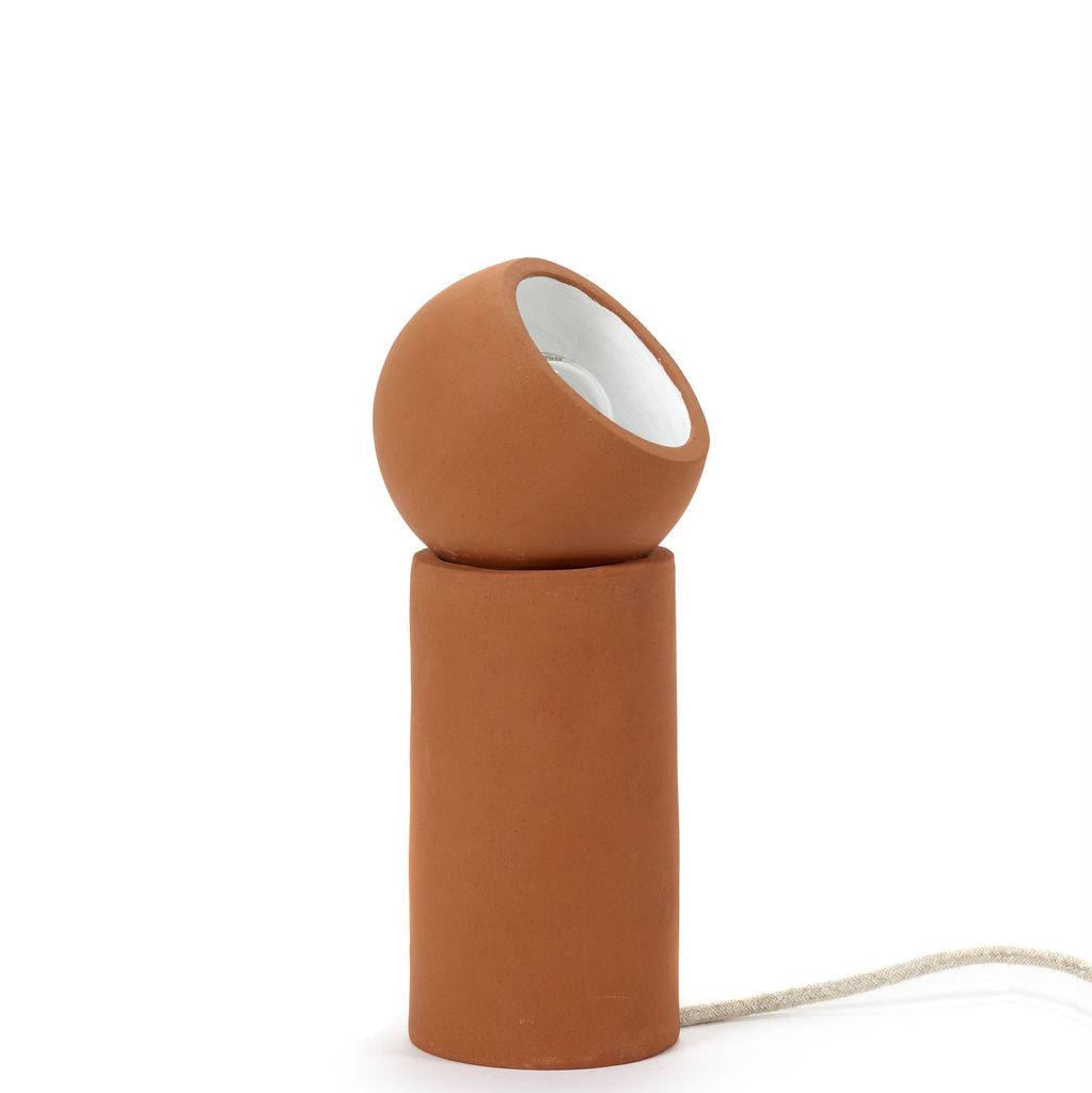 lampe de table terracotta