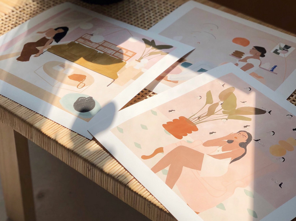 Affiche mode et déco : les illustrations de Carla Llanos - Joli Place