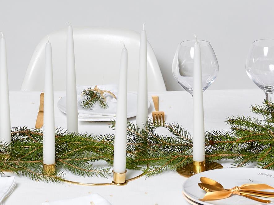 Des inspirations pour une déco de Noël blanc et or - Joli Place