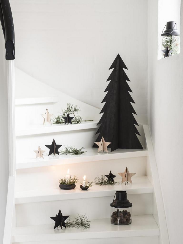 Comment Décorer Une Rampe D Escalier Pour Noel Un escalier décoré pour Noël |