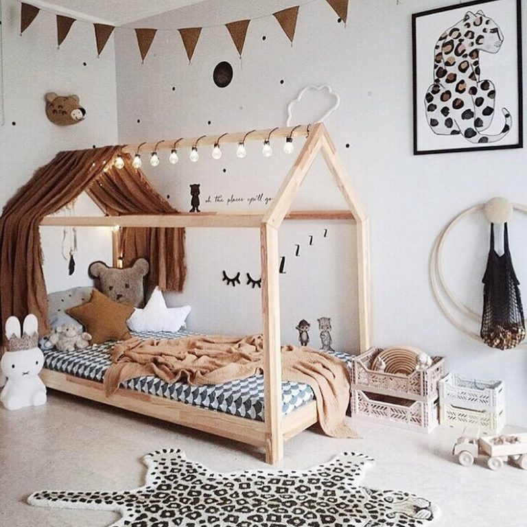 7 chambres d’enfant avec un lit cabane