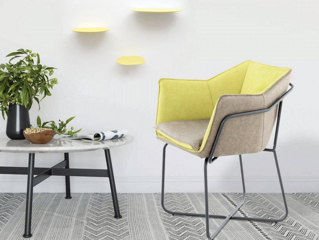 Fauteuil jaune citron : osez la fantaisie - Joli Place