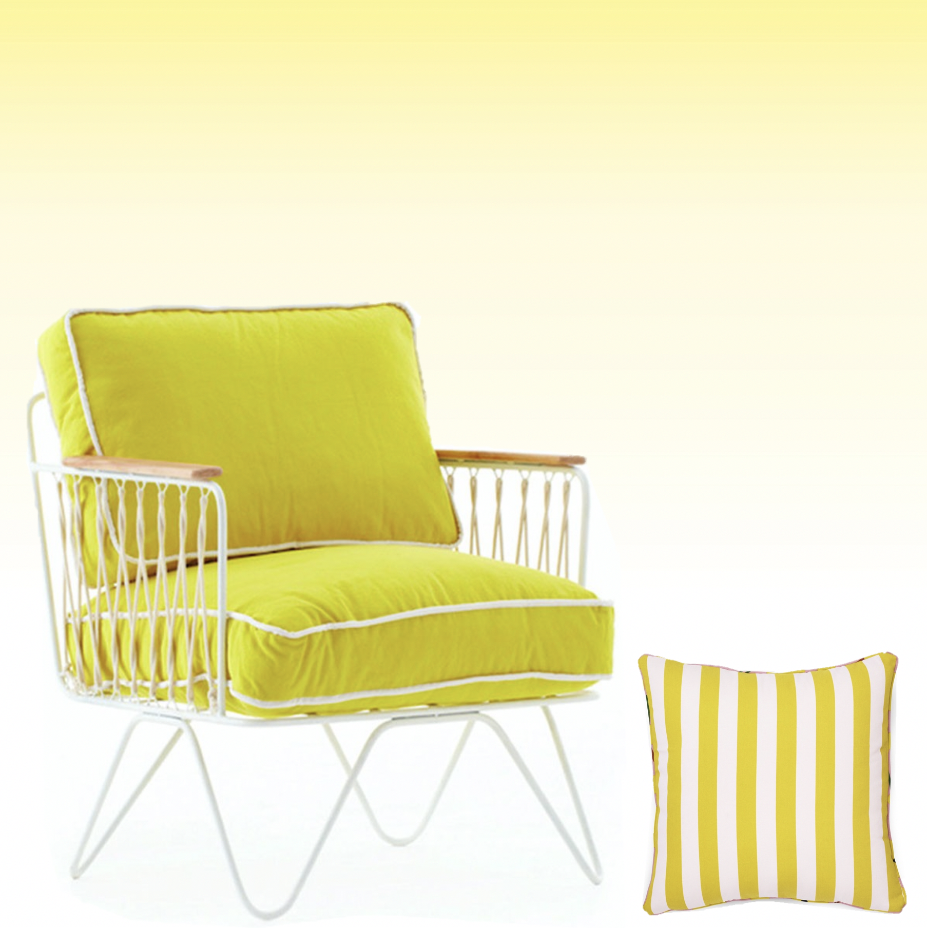 Fauteuil jaune citron : osez la fantaisie - Joli Place