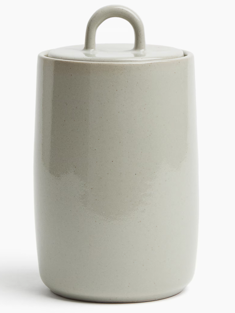 bocal en céramique blanc