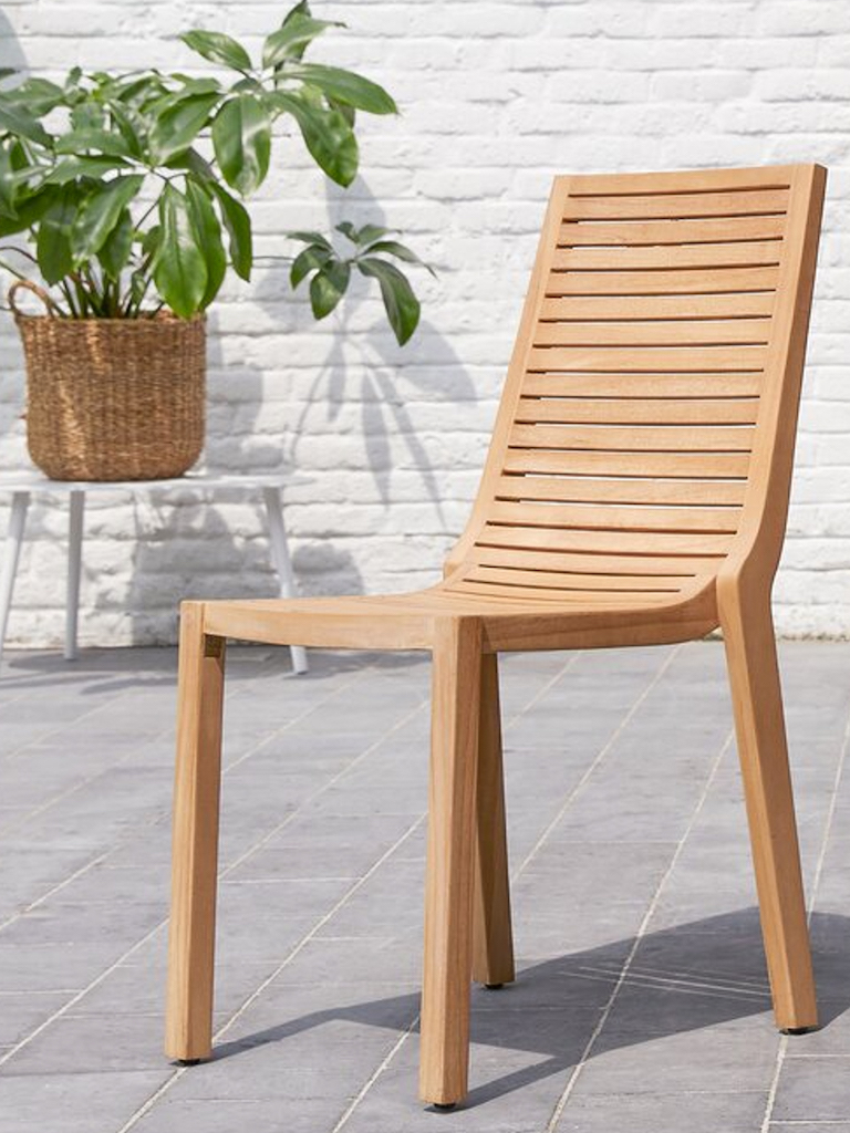 chaise de jardin design teck