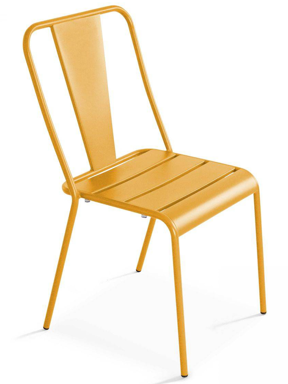 chaise de jardin jaune