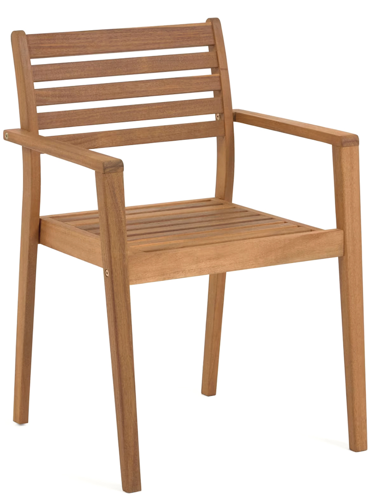 fauteuil de table outdoor en bois