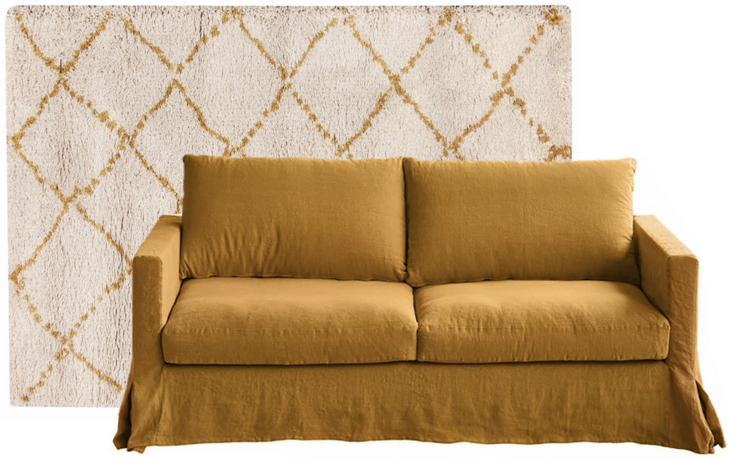 Une déco de salon jaune orangé - Joli Place