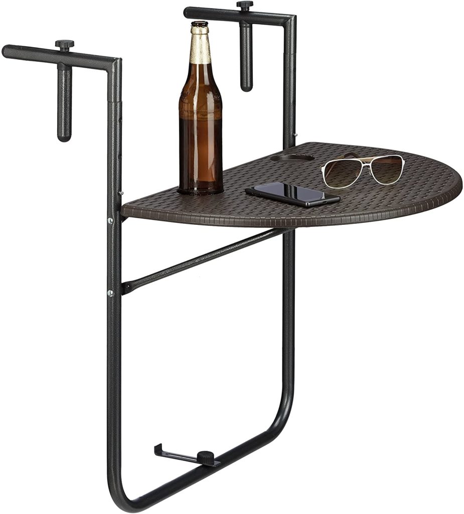 table balcon pliante suspendue