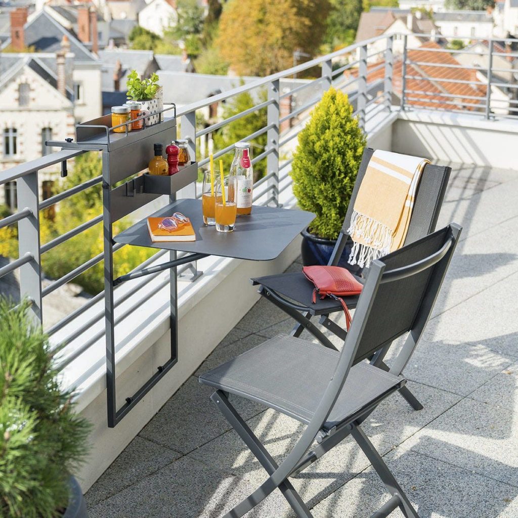 Où trouver une table de balcon rabattable  Joli Place