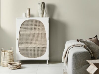 mur beige salon