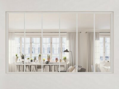 Tendance : la cloison verrière blanche - Joli Place