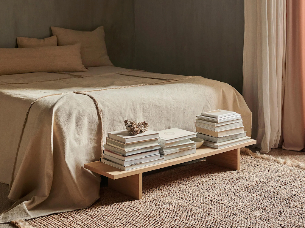 banc bout de lit design