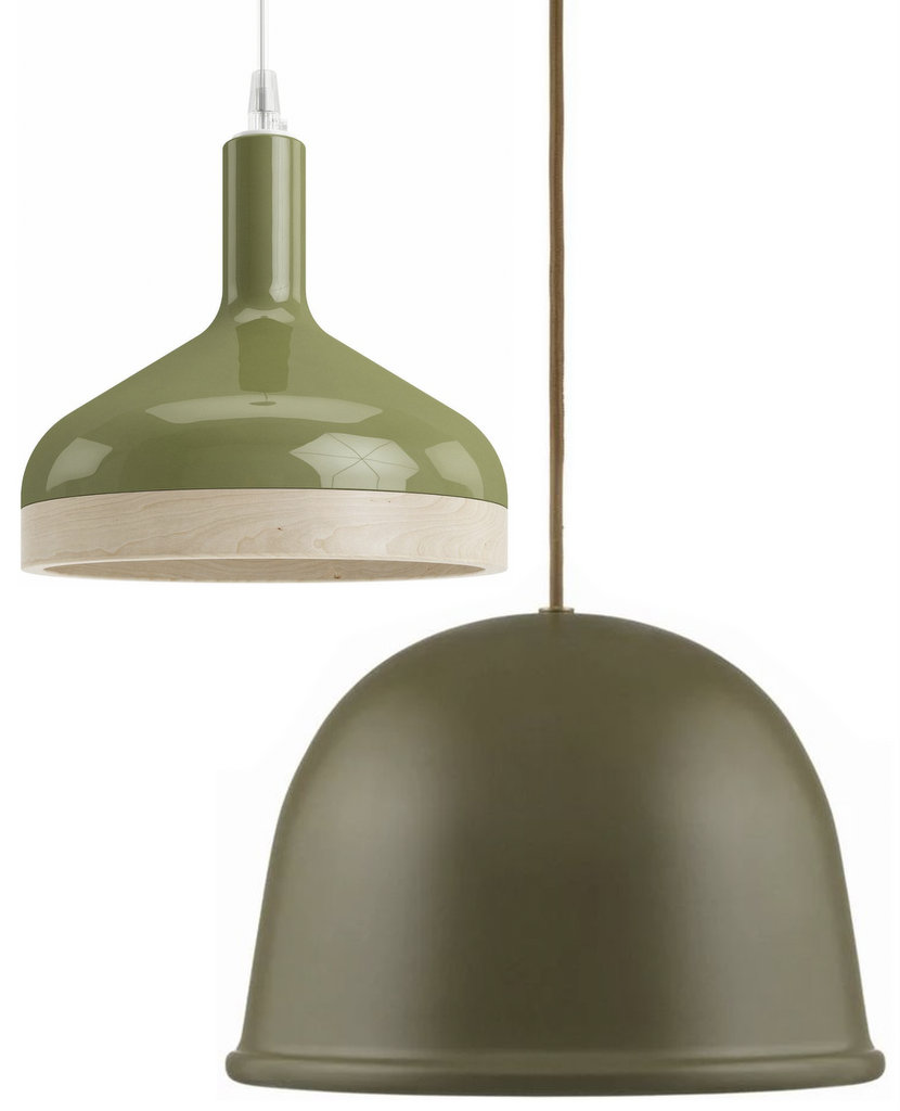 suspension vert olive 