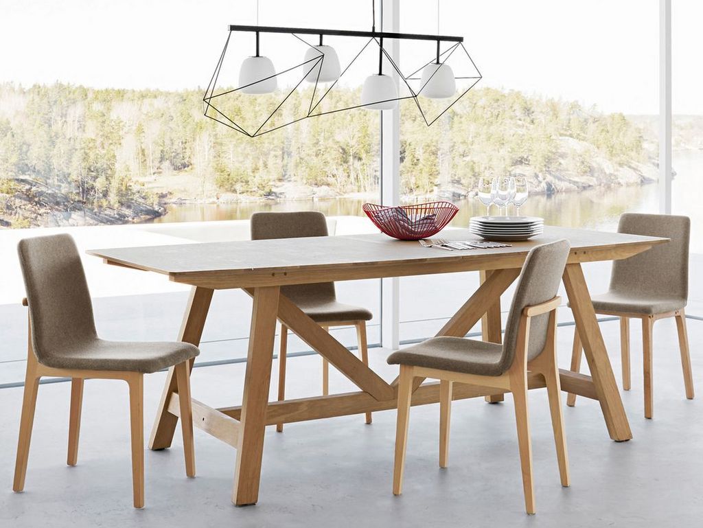 table design allonges en bois