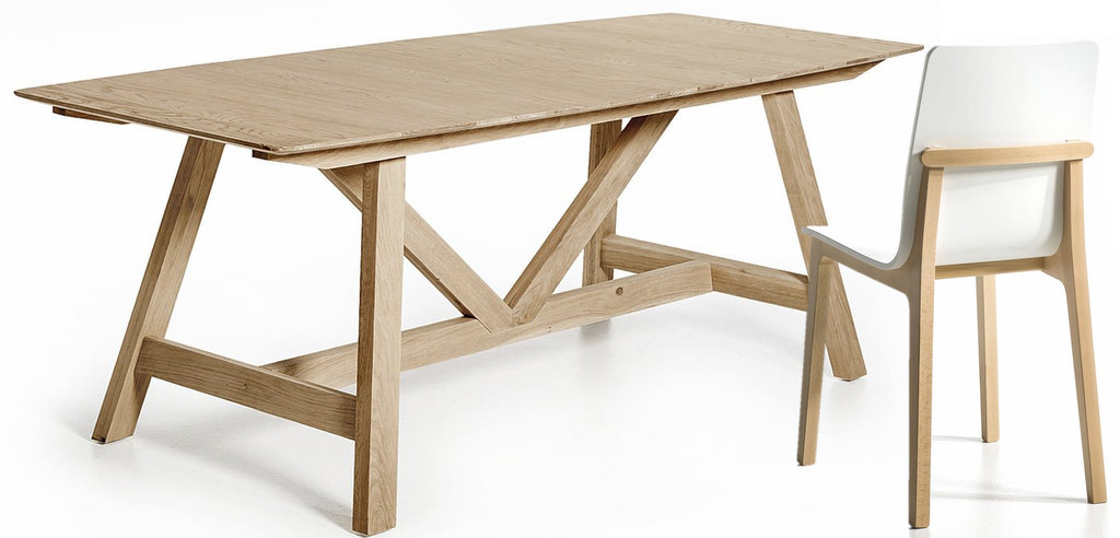 table design rallonge en bois