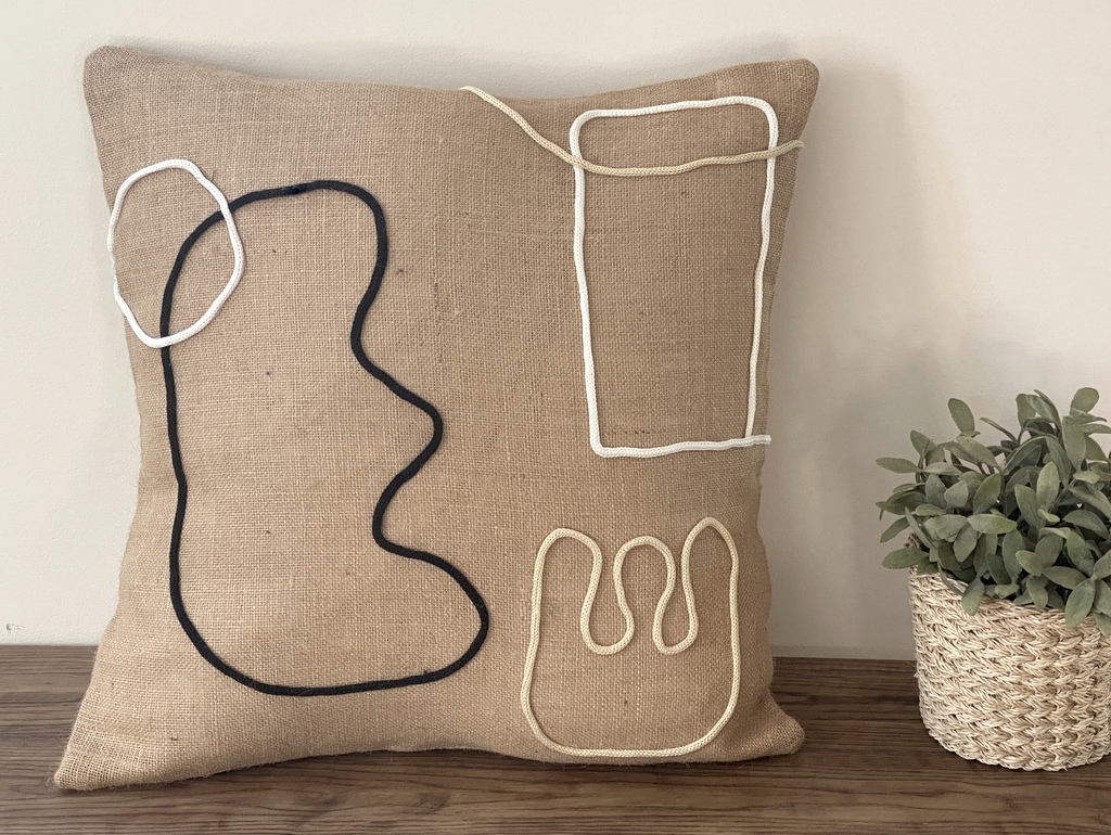 Coussin arty : DIY facile et rapide - Joli Place