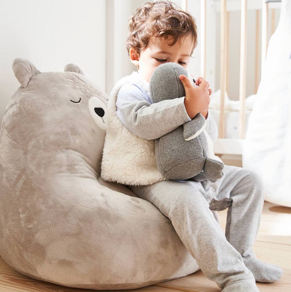 pouf en forme d'ours