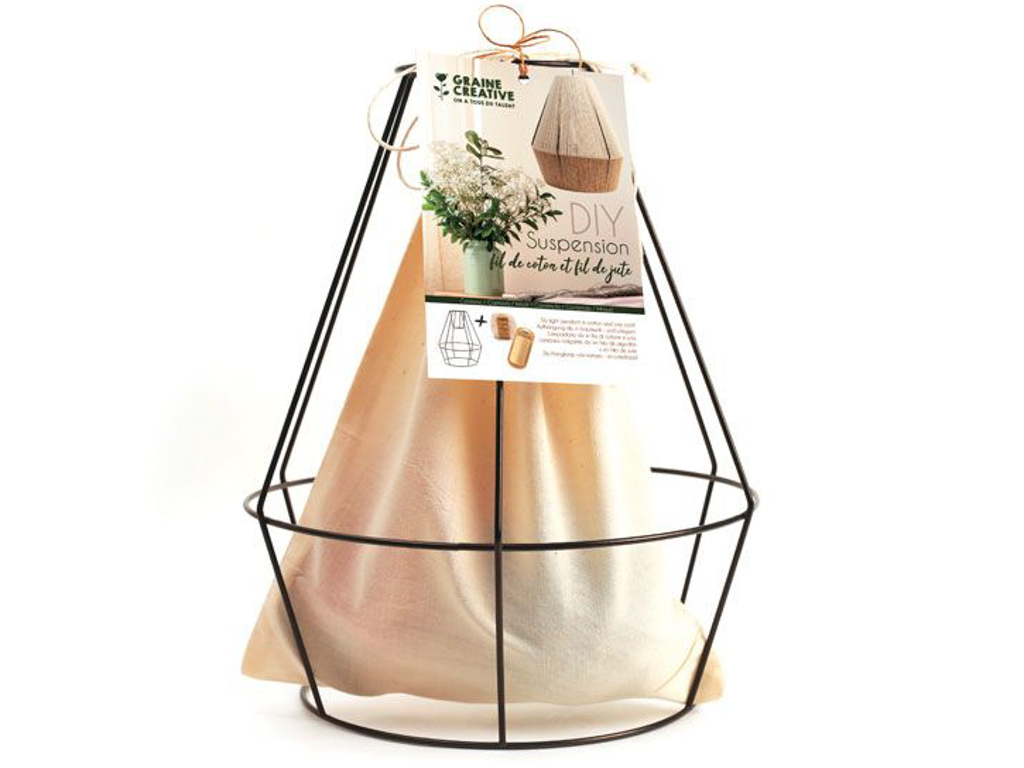 kit DIY suspension en jute